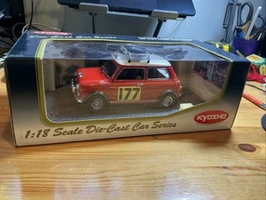 Kyosho 1:18 Scale Diecast Car Mini Cooper 1275S Rally N:177 #08102R Mint - Picture 1 of 22