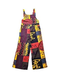Ethno bedruckter Overall mit weitem Bein Damen Größe L - Bild 1 von 24