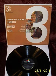 THREE OF A KIND Leadbelly, Bill Broonzy, Josh White 1963 LP DLP-903 VG- - Bild 1 von 1