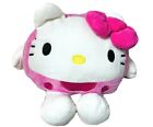 Sanrio Fiesta Hello Kitty Plush 12? X 8? Pink White Square Cube Deco Pillow Toy