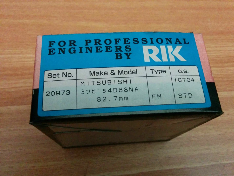 Piston Rings Set for Mitsubishi Galant Colt Lancer Libero Cargo 4D68 engines - Image 1 of 1