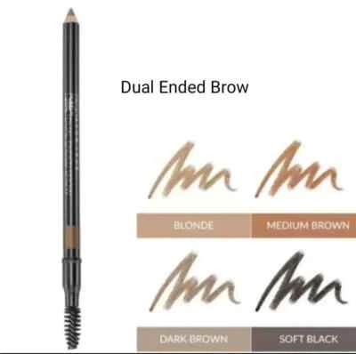 Avon Dual Ended Brow Pencil with Spoolie - Soft Black - Image 1 of 3