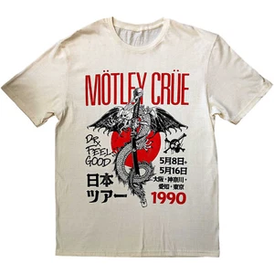Mötley Crüe Dr Feelgood Japanese Tour 90 Official Merchandise T-Shirt M/L/XL Neu - Picture 1 of 2