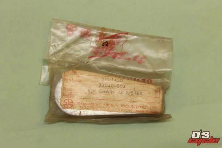 NOS KAWASAKI RH Axle Chain Adjuster B8 F1 F2 F1TR F2TR PART# 33040-004 - Image 1 of 4