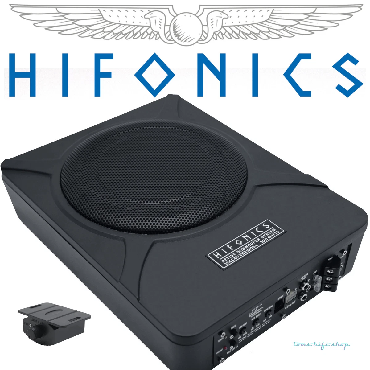 Flacher Aktiv-Subwoofer Fürs Auto – 8 Zoll, 600W, 68 Mm Hoch | Unter Sitz Montage