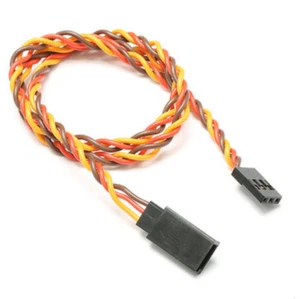 5x Servokabel Servo Kabel Verlängerung Verdrillt 100cm JR Graupner Twisted 22AWG - Bild 1 von 9