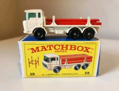 1960's Lesney Matchbox No. 58c DAF Girder Truck with Box Vintage - Image 1 of 4
