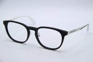 NEW ADIDAS OR5014-H 002 MATTE BLACK WHITE AUTHENTIC DESIGNER EYEGLASSES 56-21 - Picture 1 of 4