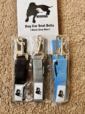 Dog Car Seat Belts Miahund Brand Pack Of 3  - Image 1 of 4