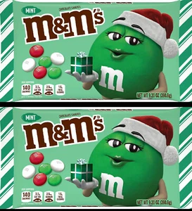 DOS BOLSAS DE 9,2 OZ DE DULCES NAVIDEÑOS CHOCOLATE COMO NUEVOS DE M&M - ¡ENVÍO RÁPIDO! - Imagen 1 de 10