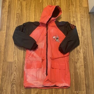Vintage 80s Georgia Bulldogs Raincoat Youth Kids Size XL 16-18 Red - Picture 1 of 7