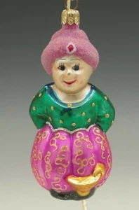 CHRISTOPHER RADKO 1991 ALADDIN WITH GENIE LAMP ORNAMENT 91-029-2 - Bild 1 von 8
