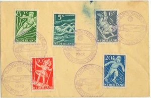 1948 Netherlands Sc B189-193 First Day Cover - Picture 1 of 1