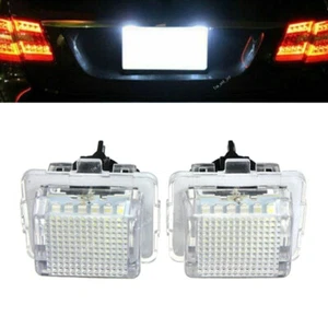2X LED License Plate Lights For 06-12 Mercedes Benz W212 W221 S550 S600 S63 S65 - Bild 1 von 6