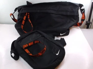 Nike Black Large Gym Black Gym/Duffle Bag/ Laptop Shoulder Strap wh Small Bag - Picture 1 of 8