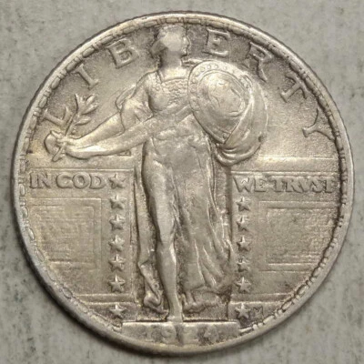 1924 Standing Liberty Quarter, Almost Uncirculated   1221-04 - Image 1 of 4