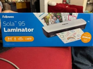 NEW Fellowes Sola™ 95 Thermal Laminator Machine with Pouch Starter Kit, 9.5 inch - Picture 1 of 3