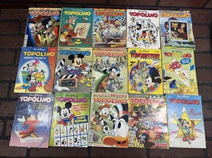 Vintage Walt Disney TOPOLINO italienische Sprache Comics Posten von 15 - Bild 1 von 15