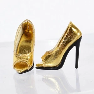 1/6 Exposed Pointed Fish Mouth High Heels Shoes For 12in PH TBL Female Figure - Picture 1 of 5