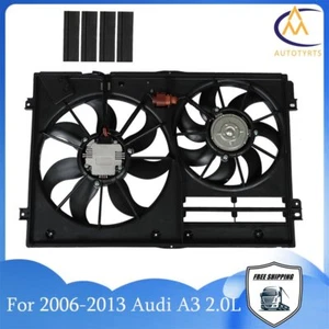 Radiator Engine Cooling AC Fan Assembly For Audi A3 TT Quattro Volkswagen Passat - Picture 1 of 6