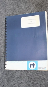 RF COMMUNICATIONS TGCS CONTROLLER INSTRUCTION MANUAL - Picture 1 of 3