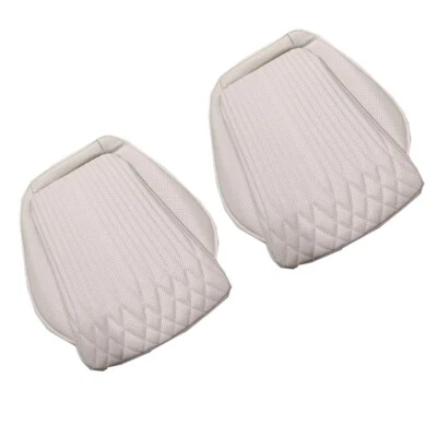 Cojín de asiento de coche de cuero PU cubierta protectora almohadilla de alto rebote antideslizante Foto 1 de 4