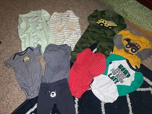 Baby Boy Lot 6-9 Months And 9 Months Mixed Clothing Lot 9 Pieces - Bild 1 von 12