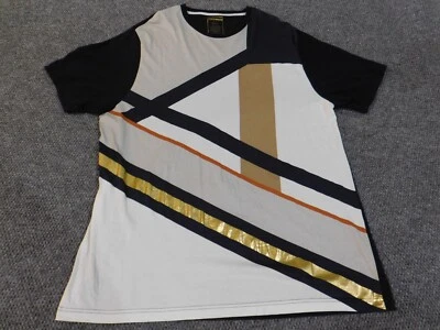 Camisa Sean John 4XL Azul Vintage Y2K Hombre Colorblock Retro Hip-hop Camiseta Foto 1 de 4