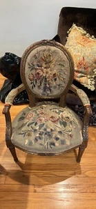 antique french chairs pair - Picture 1 of 4