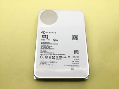 Seagate Exos X16 12TB 7.2K 12Gb/s SAS 3.5" SED-FIPS HDD ST12000NM008G - Image 1 of 3