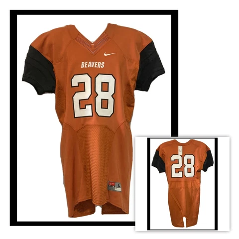 Nike Prototype Sample Pro Cut Oregon State Beavers NCAA Football Jersey Large Cover