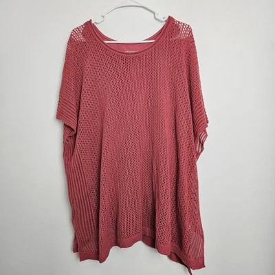 Мягкое окружение рубашка комплект Sz M льняной смеси открытый вязаный свитер хлопок подкладка Twin - Изображение 1 из 4