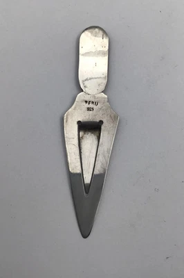 Segnalibro In Argento Sterling Del Perù (Guerriero Azteco) - Immagine 1 di 4