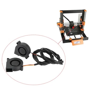 2 Pcs 3D -Druckerlüfter Kühlgebläse Für Hydraulische Lager Super Leiser - Afbeelding 1 van 11