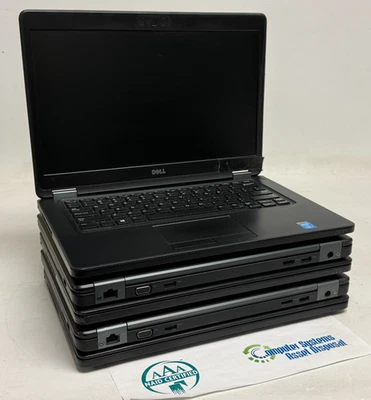 Dell Latitude E5450 14" (i5-5300u 2.30GHz - 8GB RAM - SIN OS/HDD) - Lote de 5 Foto 1 de 4