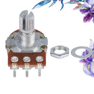  Potentiometer Volume Control Rotating Single Link Guitar Bass Split Shaft - Picture 1 of 11