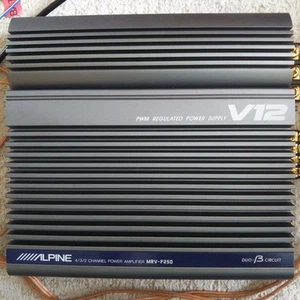 ALPINE MRV-F250 4/3/2 Channel Car Audio Power Amplifier with Manual - Picture 1 of 7