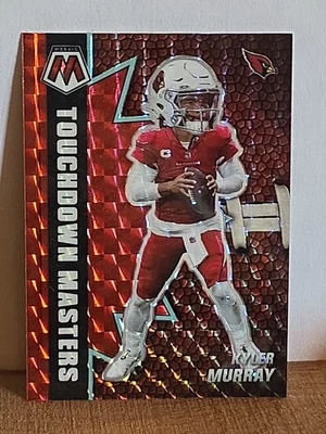 KYLER MURRAY 2021 PANINI MOSAIC REDPRIZM TOUCHDOWN MASTERS TM-20 FANATICS EXC. - Image 1 of 2