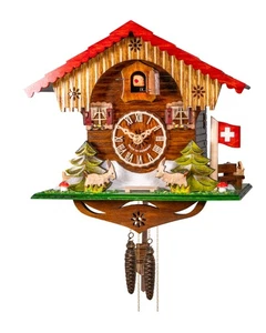 Cuckoo Clock Swiss house EN 37022 NEW - Picture 1 of 1