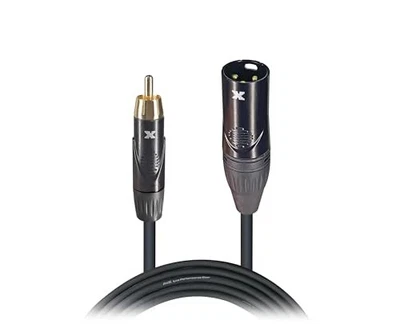 ProX XC-RXM5 5' Ft. High Performance XLR Male to RCA Male Unbalanced Audio Cable - Image 1 of 4