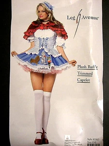 adult NWT sexy LEG AVENUE plush RUFFLED ruffles RUFFLE cloak CAPELET mini CAPE - Picture 1 of 1