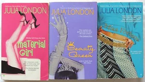 3 PBs JULIA LONDON Complete Series LEAR FAMILY TRILOGY Material Girl++ PRICE CUT - Picture 1 of 1