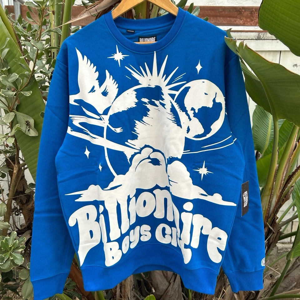 Billionaire Boys Club Tranquility Sweatshirt Blue Size L NWT - Image 1 of 4