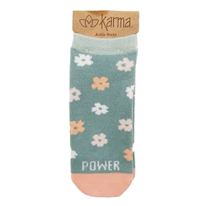 Karma Calcetines Tobilleros Mujer Niño Flower Power Años 60 Retro Niño Paz Amor NUEVOS NUEVOS CON ETIQUETAS - Imagen 1 de 7