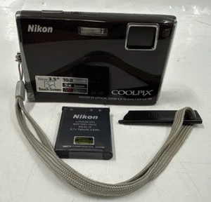 Nikon Coolpix S60 Digicam Digital Camera w/OEM battery Tested! EB-17696 - Picture 1 of 10