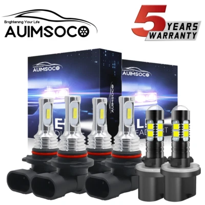 Paquete de 6 faros antiniebla LED de 2 puertas para Chevrolet Corvette 1996-2004 Foto 1 de 4