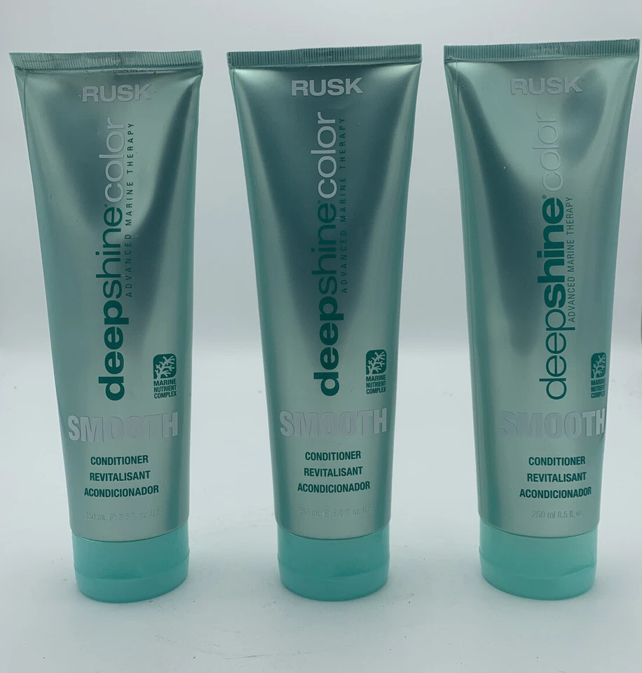 Rusk DeepShine Color Smooth Conditioner 8.5 oz Lot Of 3 - Image 1 of 1