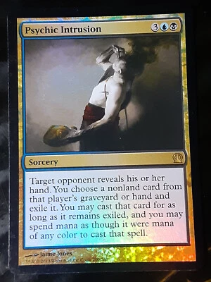 Psychic Intrusion FOIL , Theros , LP ,  MTG, FREE SHIPPING - Image 1 of 3