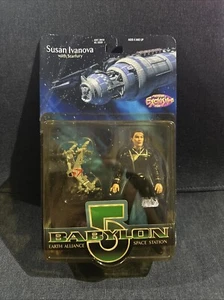 Babylon 5 Susan Ivanova (Black) with Starfury Collectible Figures 1997 NIB - Picture 1 of 8