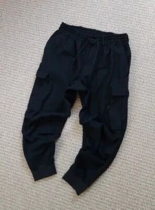 Pantalones relajados cargo franela lana clásicos Y-3 Yohji Yamamoto talla M - Imagen 1 de 13